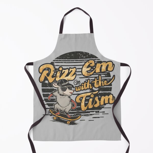 Item preview, Rizz Em With The Tism Retro Vintage OpossumMeme designed and sold by bluel_evin.