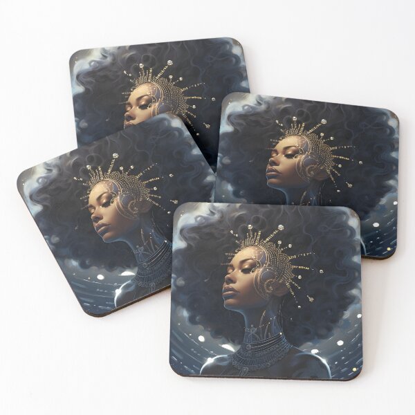Item preview, Afrofuturism Cosmic Beauty designed and sold by SHADOWNB69.