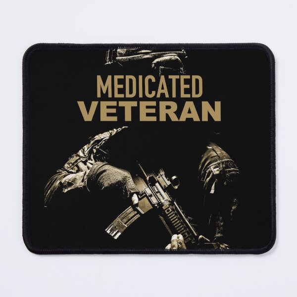 Item preview, Medicated Veteran designed and sold by Lifeforceprints.