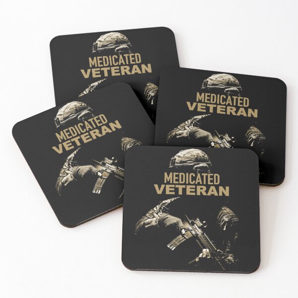 Item preview, Medicated Veteran designed and sold by Lifeforceprints.