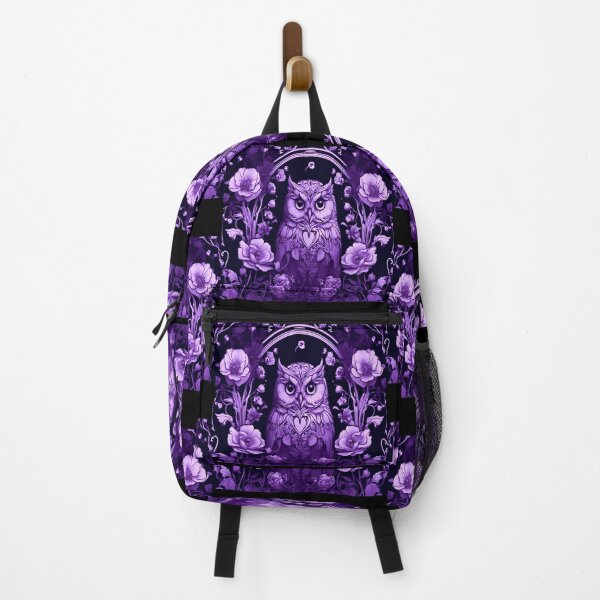 Item preview, Violet owl designed and sold by Flowersonstuff.