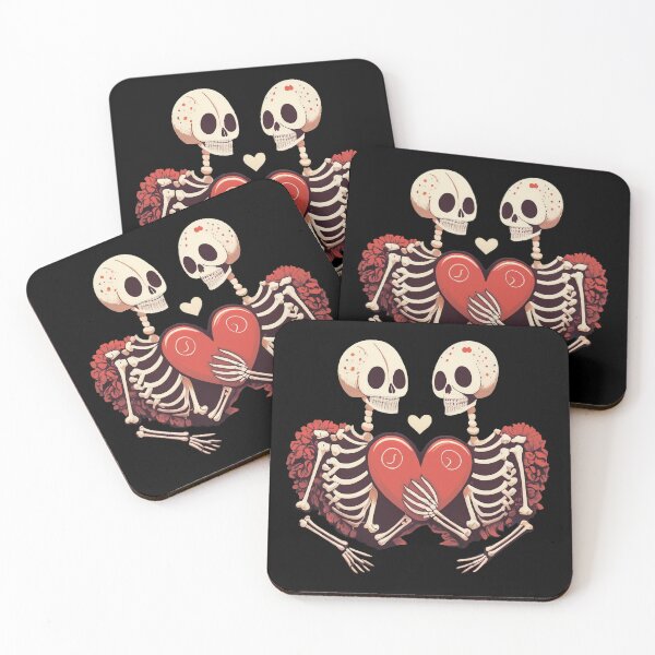 Item preview, Skeletons in love designed and sold by MagelliShop.