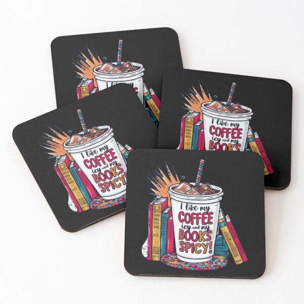 Item preview, I Like My Coffee Icy And My Books Spicy designed and sold by ZIZZO 22.