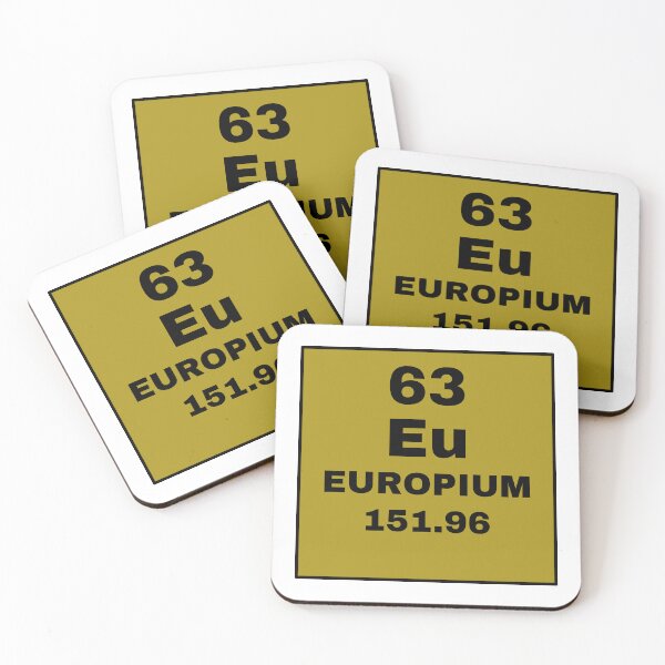 Item preview, Periodic Table Of Elements - 63 (Eu) Europium designed and sold by ArtsyCity.