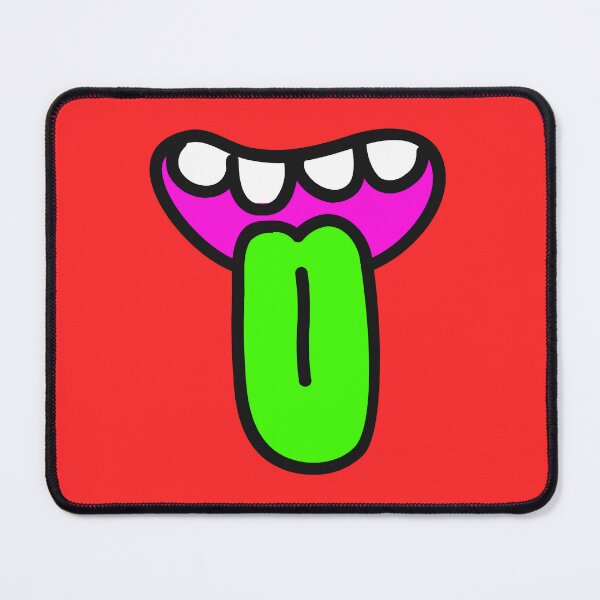 Item preview, Awaken Your Visual Palate with a Green Mouth on a Pink Background designed and sold by ideasx.