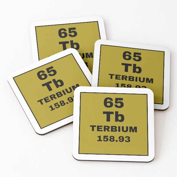 Item preview, Periodic Table Of Elements - 65 (Tb) Terbium designed and sold by ArtsyCity.