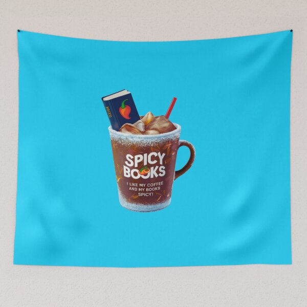 Item preview, I Like My Coffee Icy And My Books Spicy designed and sold by ZIZZO 22.