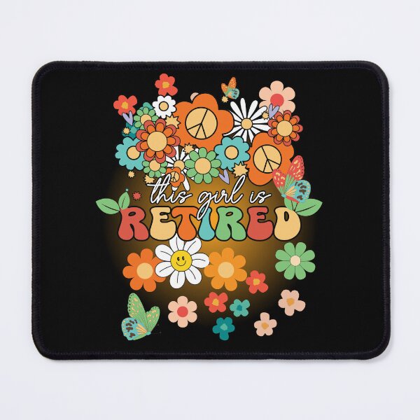 Item preview, This Girl is Retired lovely 60s style flower child design designed and sold by Jt41.