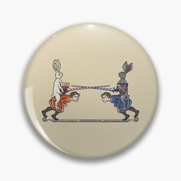 Item preview, Medieval Marginalia Crazy Joust Atop Humans designed and sold by MargiKnights.