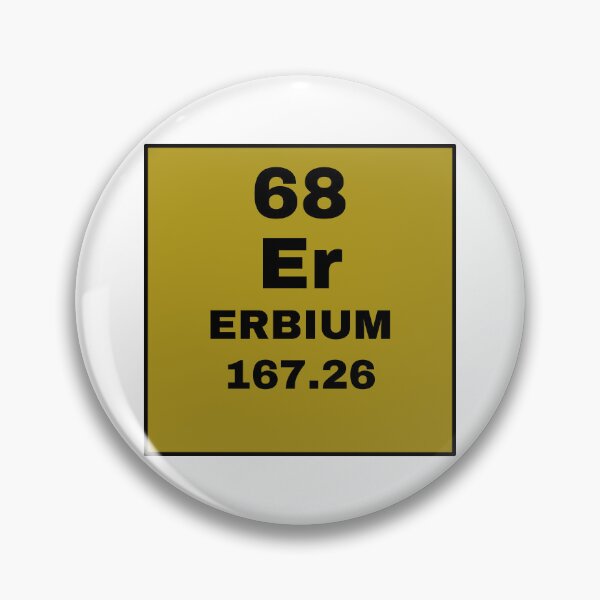 Item preview, Periodic Table Of Elements - 68 (Er) Erbium designed and sold by ArtsyCity.