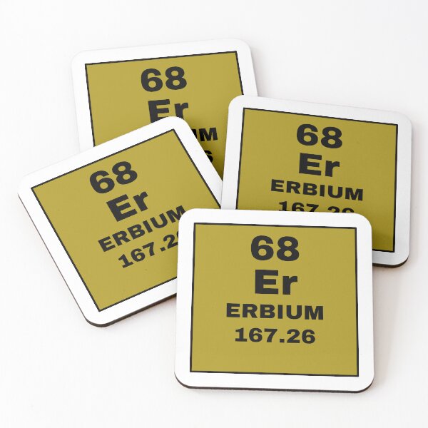 Item preview, Periodic Table Of Elements - 68 (Er) Erbium designed and sold by ArtsyCity.