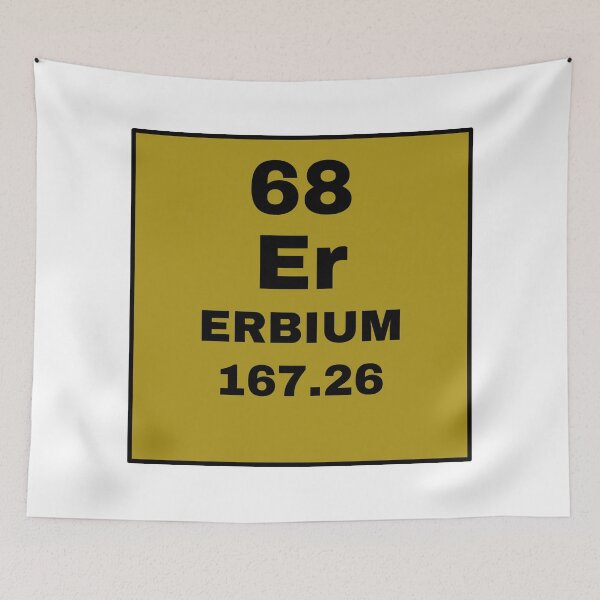 Item preview, Periodic Table Of Elements - 68 (Er) Erbium designed and sold by ArtsyCity.