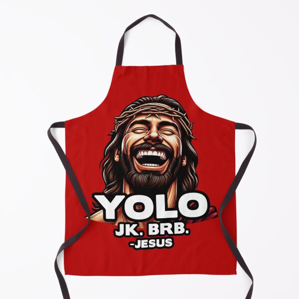 Item preview, YOLO JK BRB Jesus designed and sold by plushism.