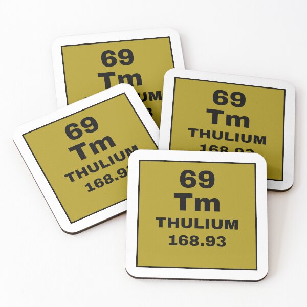 Item preview, Periodic Table Of Elements - 69 (Tm) Thulium designed and sold by ArtsyCity.