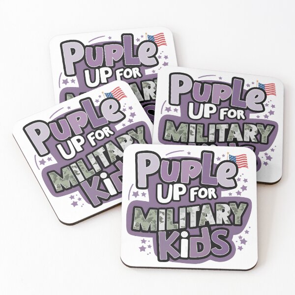Item preview, Purple Up For Military Kids designed and sold by Zibis09.