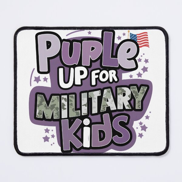 Item preview, Purple Up For Military Kids designed and sold by Zibis09.