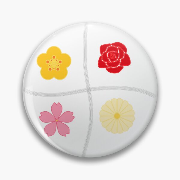 Item preview, Four flowers  designed and sold by Curious Conquests.