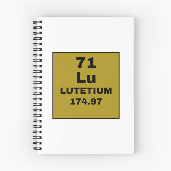 Item preview, Periodic Table Of Elements - 71 (Lu) Lutetium designed and sold by ArtsyCity.