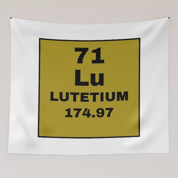 Item preview, Periodic Table Of Elements - 71 (Lu) Lutetium designed and sold by ArtsyCity.