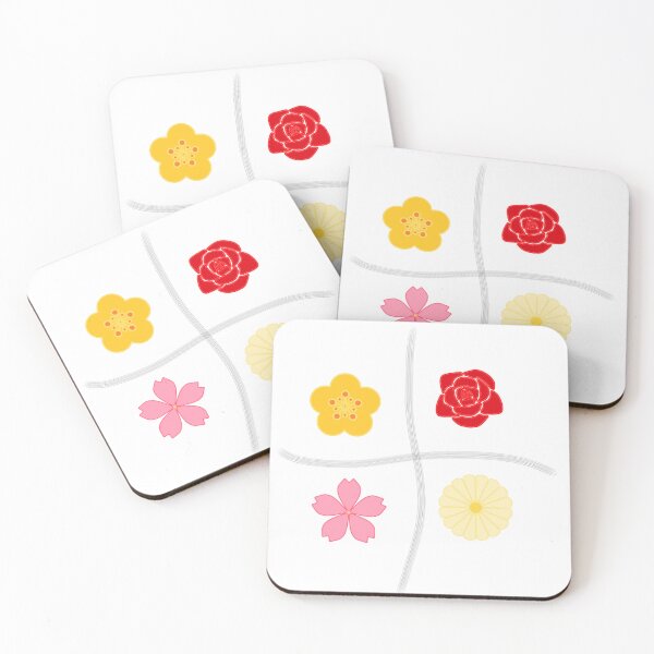 Item preview, Four flowers  designed and sold by Curious Conquests.