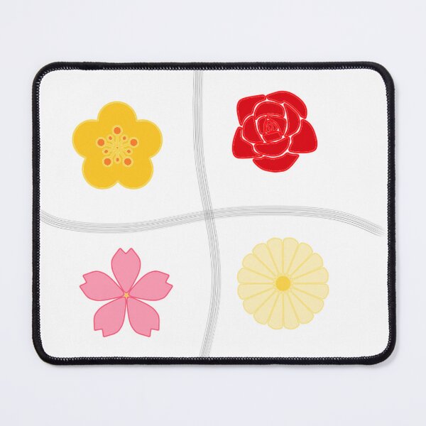 Item preview, Four flowers  designed and sold by Curious Conquests.