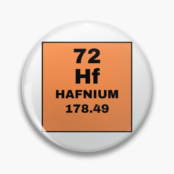 Item preview, Periodic Table Of Elements - 72 (Hf) Hafnium designed and sold by ArtsyCity.