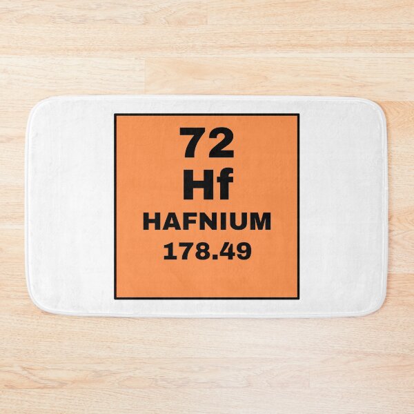 Item preview, Periodic Table Of Elements - 72 (Hf) Hafnium designed and sold by ArtsyCity.