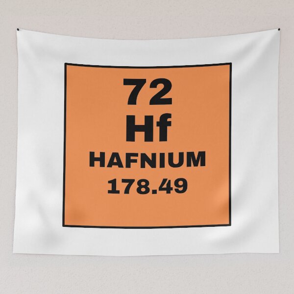 Item preview, Periodic Table Of Elements - 72 (Hf) Hafnium designed and sold by ArtsyCity.