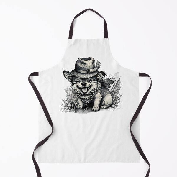 Item preview, A charming, smiling dog in a hat designed and sold by MagelliShop.