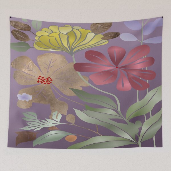 Item preview, Abstract home decorating minimalist flower line art wall poster designed and sold by jayne0524.