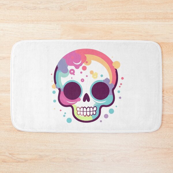 Item preview, Colorful and Charming skull designed and sold by Digitmania1.