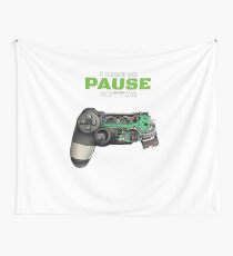 Tela decorativa No tengo botón de Pausa Controlador de juego