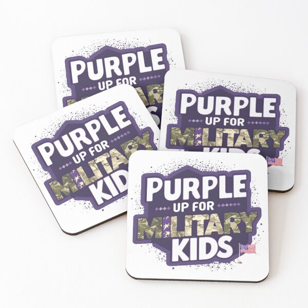 Item preview, Purple Up For Military Kids designed and sold by Zibis09.