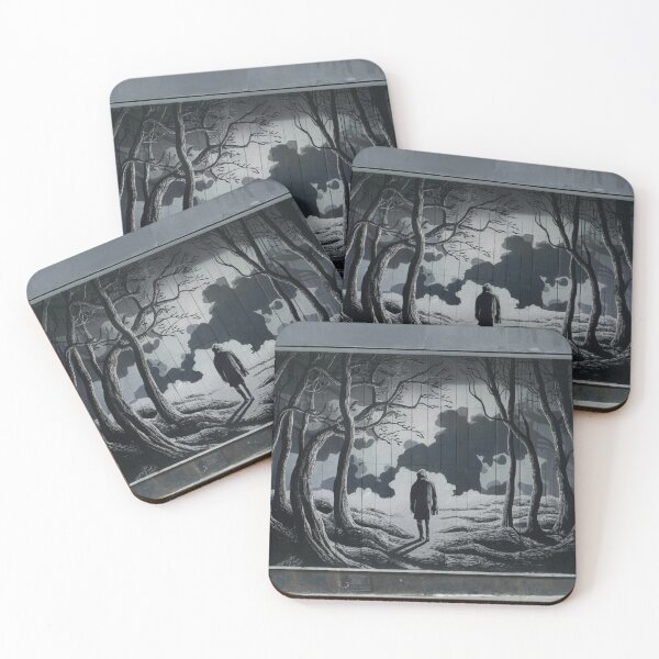 Item preview, Man in Woods Stencil Graffiti designed and sold by Bomax121.