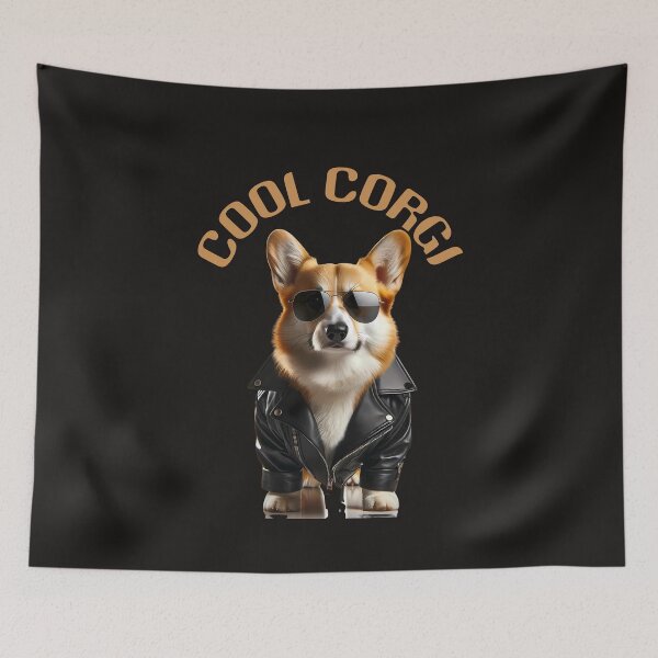 Item preview, Cool Corgi Dog  designed and sold by elynne9.