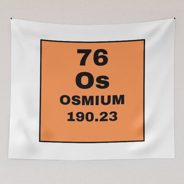 Item preview, Periodic Table Of Elements - 76 (Os) Osmium designed and sold by ArtsyCity.