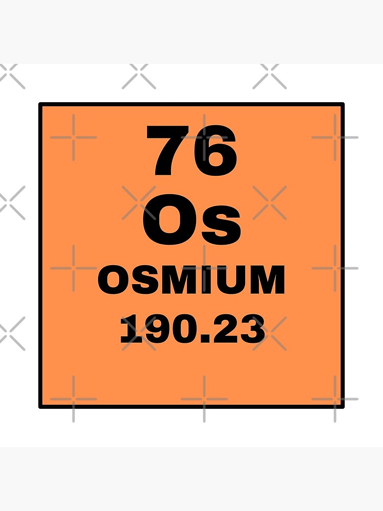 Periodic Table Of Elements - 76 (Os) Osmium
