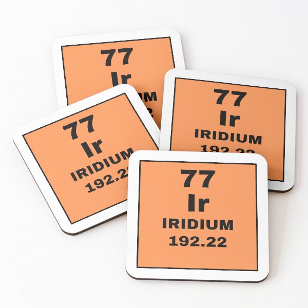 Item preview, Periodic Table Of Elements - 77 (Ir) Iridium designed and sold by ArtsyCity.