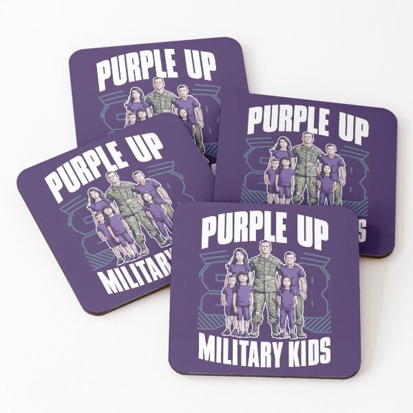 Item preview, Purple Up For Military Kids designed and sold by Zibis09.