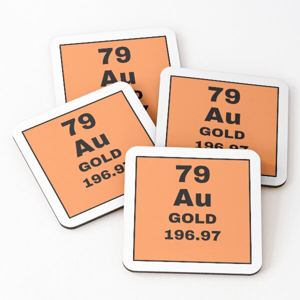 Item preview, Periodic Table Of Elements - 79 (Au) Gold designed and sold by ArtsyCity.