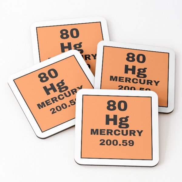 Item preview, Periodic Table Of Elements - 80 (Hg) Mercury designed and sold by ArtsyCity.