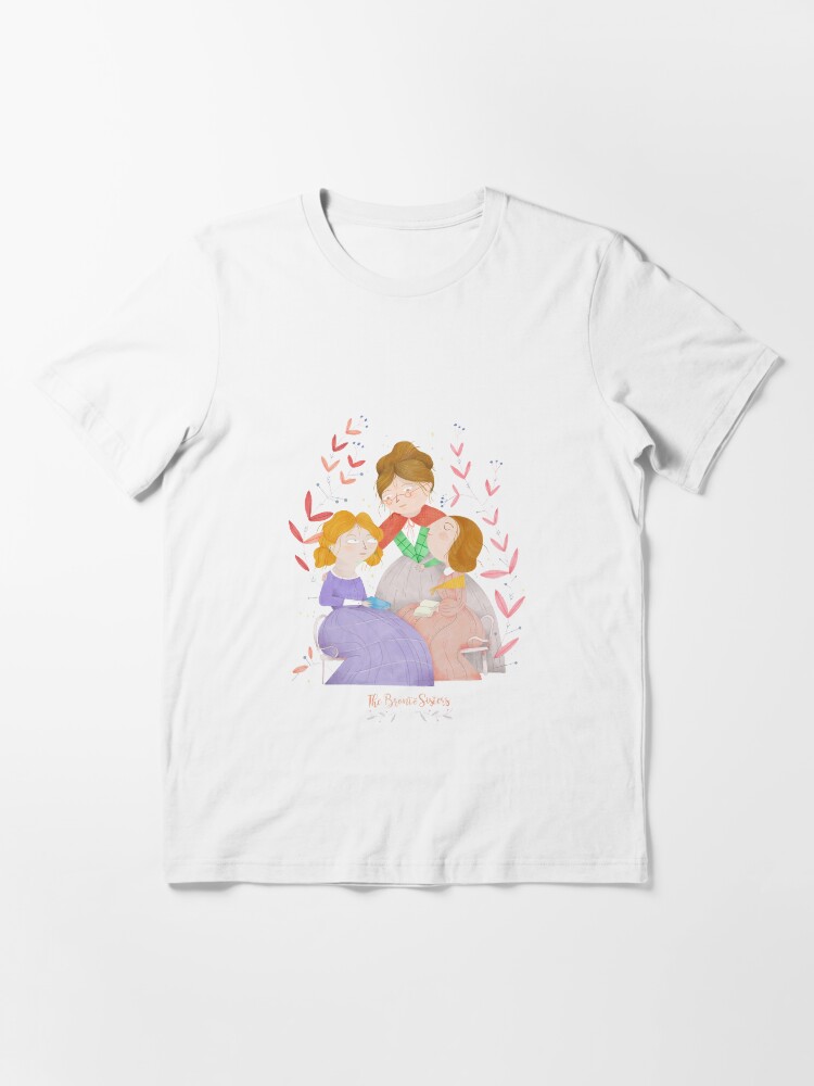 Imagen 3 de 7, Camiseta esencial con la obra The Brontë Sisters, diseñada y vendida por beabgv.