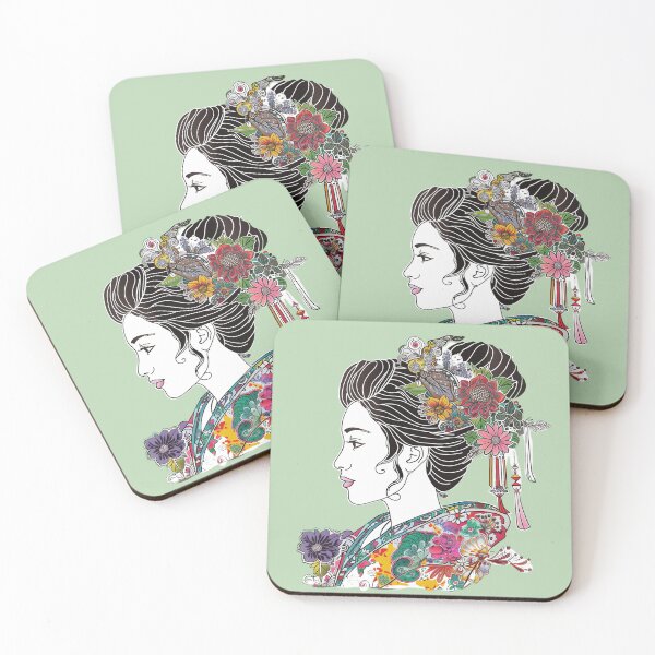 Item preview, Japanese Maiko Illustration designed and sold by kansaikate.