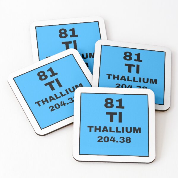 Item preview, Periodic Table Of Elements - 81 (Tl) Thallium designed and sold by ArtsyCity.