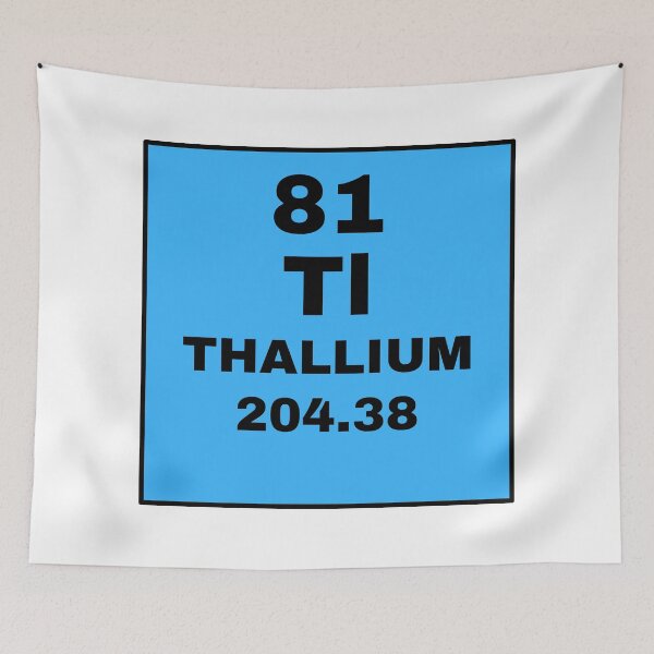 Item preview, Periodic Table Of Elements - 81 (Tl) Thallium designed and sold by ArtsyCity.