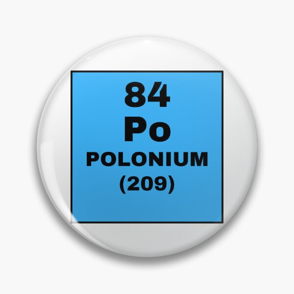 Item preview, Periodic Table Of Elements - 84 (Po) Polonium designed and sold by ArtsyCity.