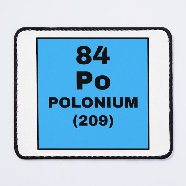 Item preview, Periodic Table Of Elements - 84 (Po) Polonium designed and sold by ArtsyCity.