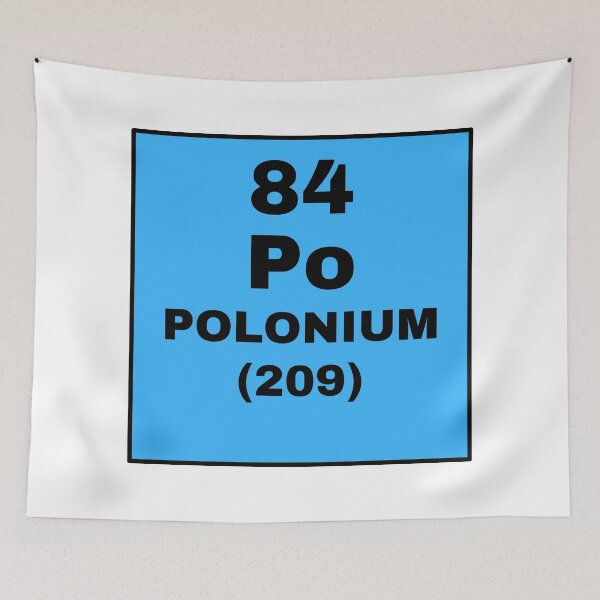 Item preview, Periodic Table Of Elements - 84 (Po) Polonium designed and sold by ArtsyCity.