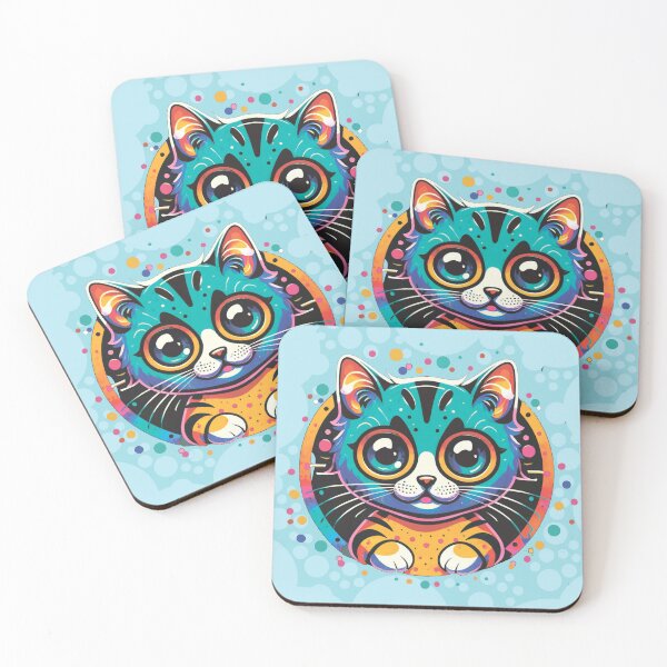 Item preview, Kitty. Cute little cat. Drawing. Multicolored. Cheerful Kitty. designed and sold by MagelliShop.