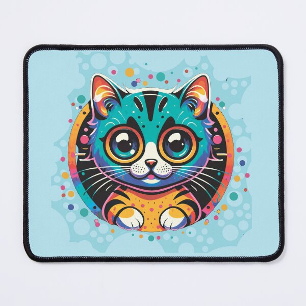 Item preview, Kitty. Cute little cat. Drawing. Multicolored. Cheerful Kitty. designed and sold by MagelliShop.